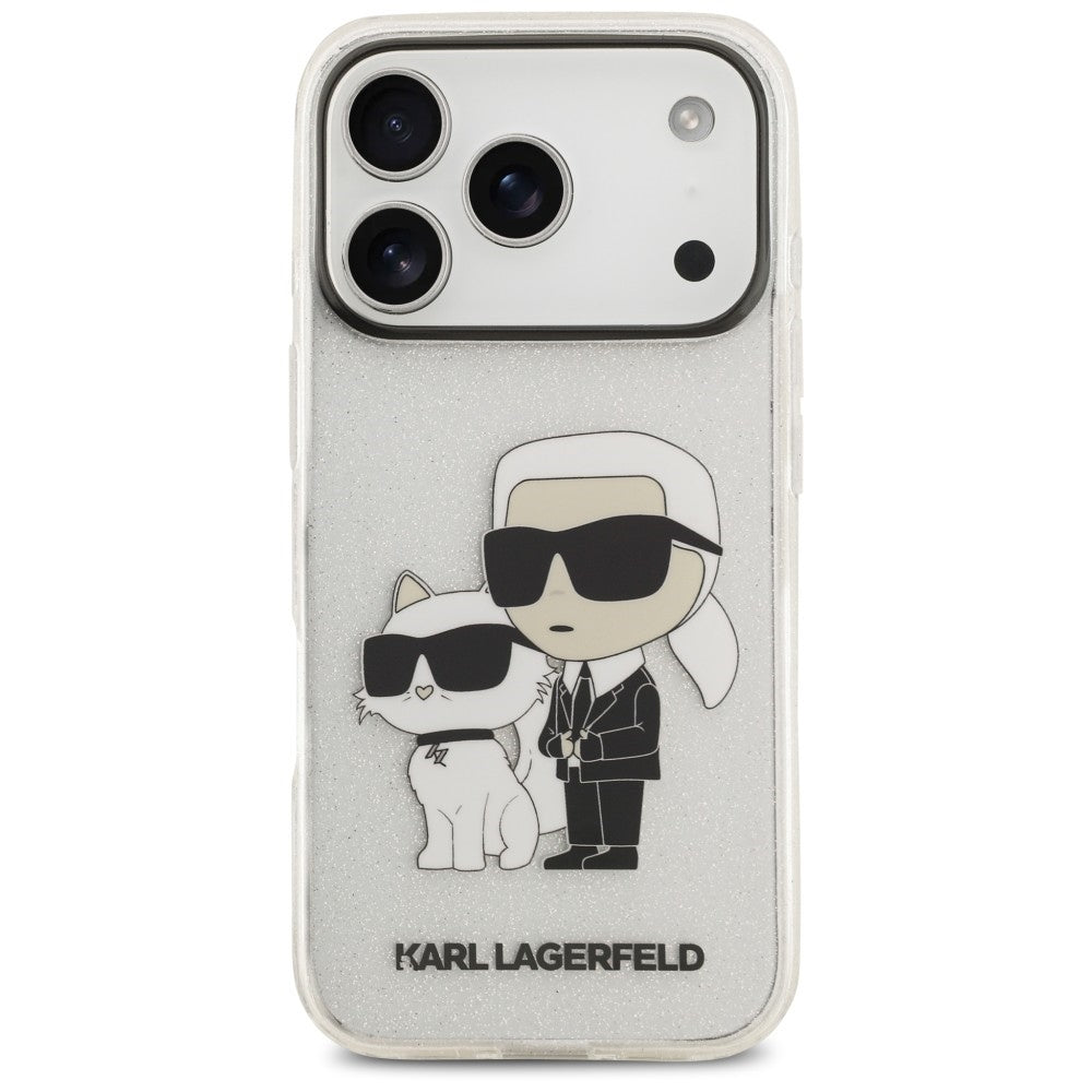 Husa de protectie Karl Lagerfeld compatibil cu iPhone 17 Pro / iPhone 18 Pro, Transparent