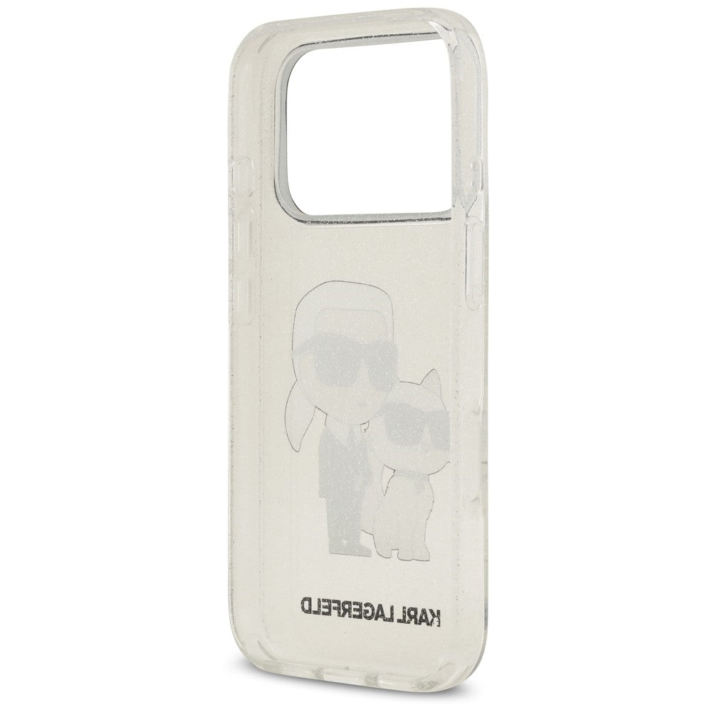 Husa de protectie Karl Lagerfeld compatibil cu iPhone 17 Pro / iPhone 18 Pro, Transparent