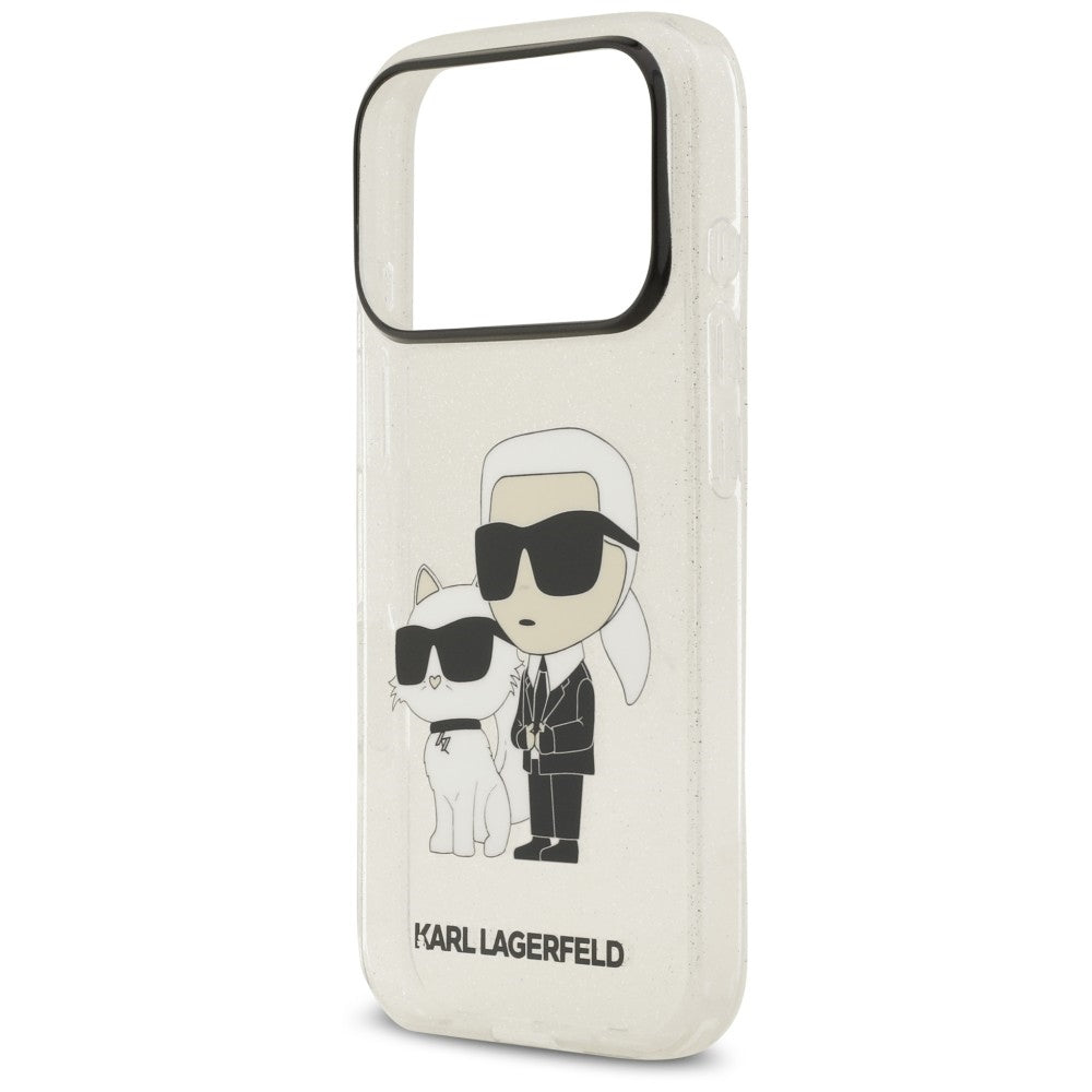 Husa de protectie Karl Lagerfeld compatibil cu iPhone 17 Pro / iPhone 18 Pro, Transparent