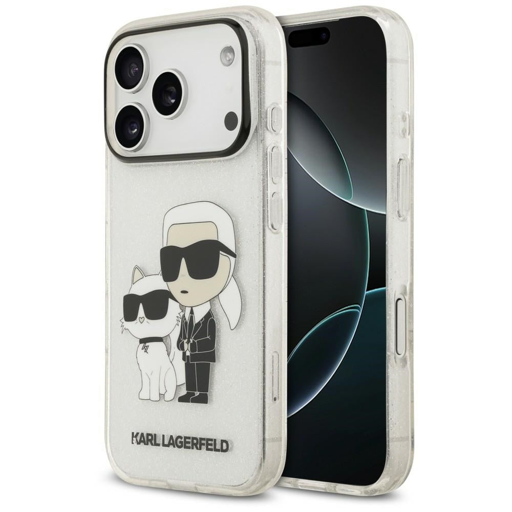 Husa de protectie Karl Lagerfeld compatibil cu iPhone 17 Pro / iPhone 18 Pro, Transparent