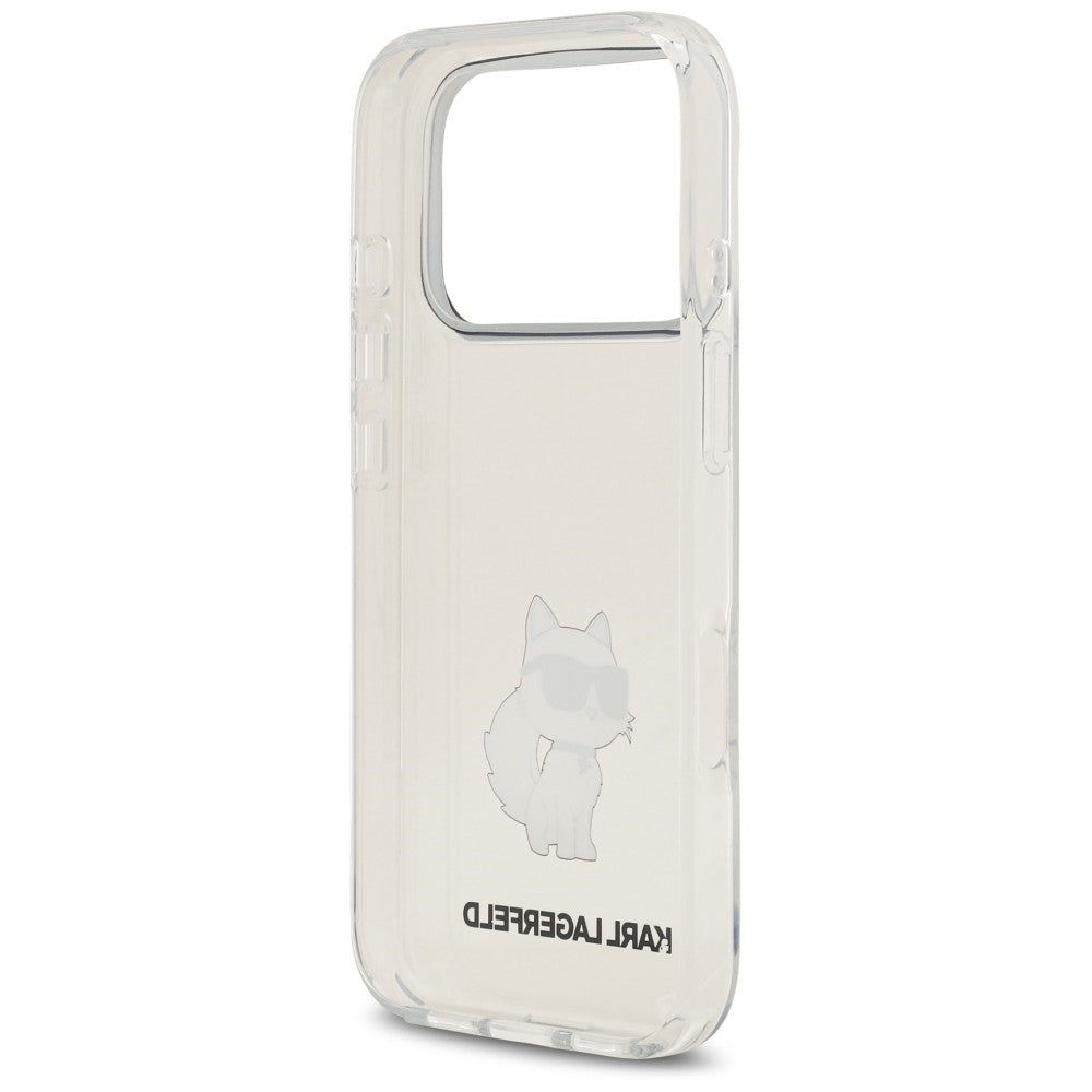 Husa de protectie Karl Lagerfeld compatibil cu iPhone 17 Pro / iPhone 18 Pro, Transparent