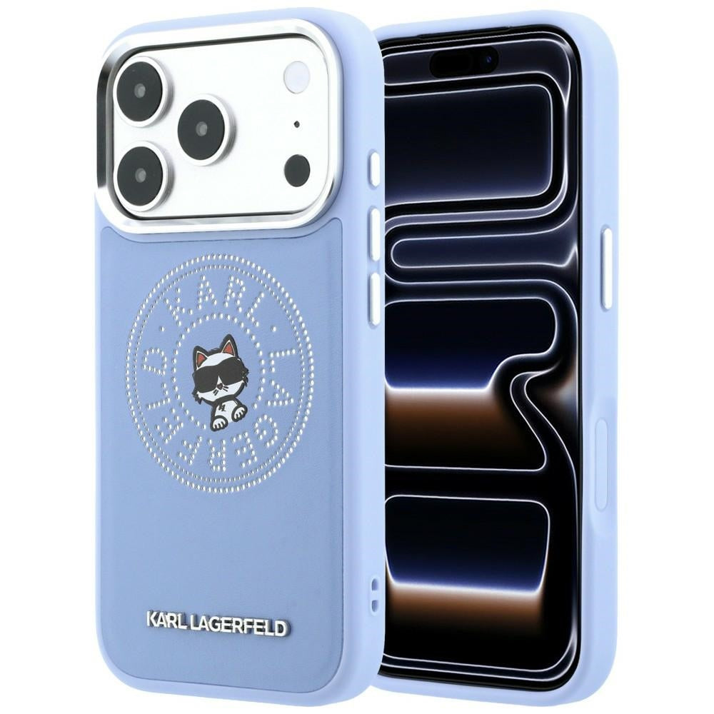 Husa de protectie Karl Lagerfeld compatibil cu iPhone 18 Pro / iPhone 17 Pro, Albastru