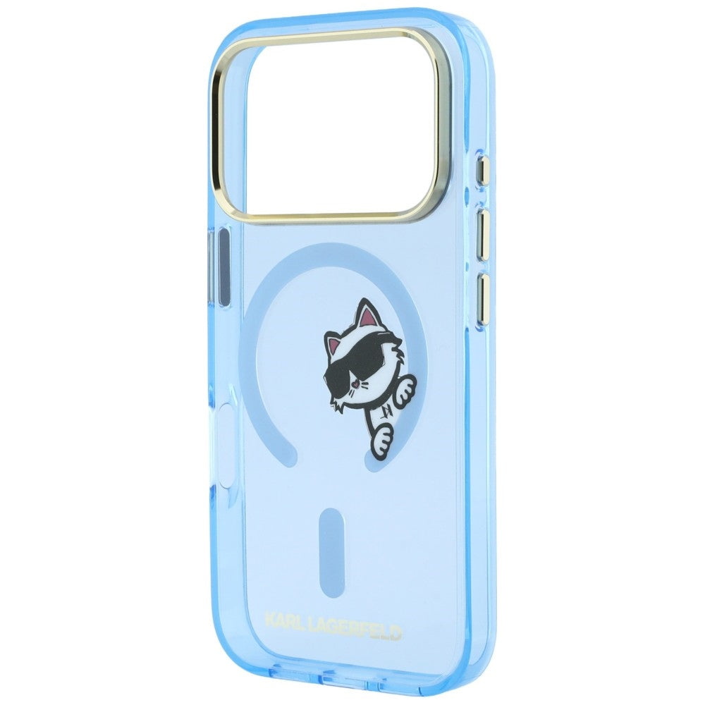 Husa de protectie Karl Lagerfeld compatibil cu iPhone 17 Pro Max / iPhone 18 Pro Max, Albastru