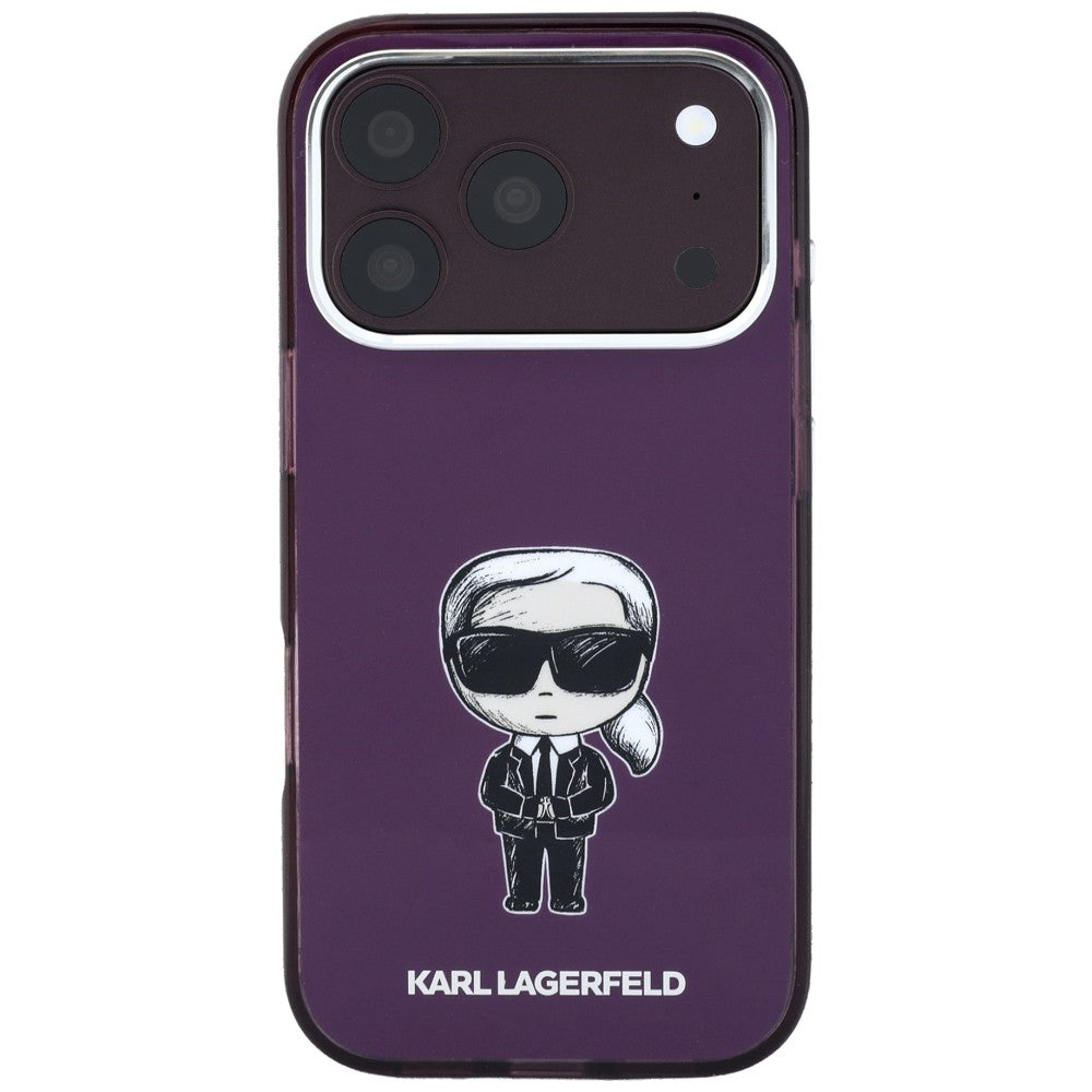 Husa de protectie Karl Lagerfeld compatibil cu iPhone 17 Pro / iPhone 18 Pro, Negru