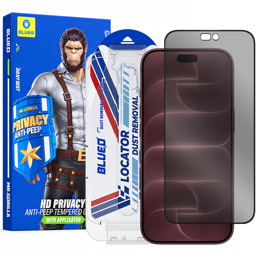 Folie de protectie Blueo compatibil cu iPhone 18 Pro Max, Negru