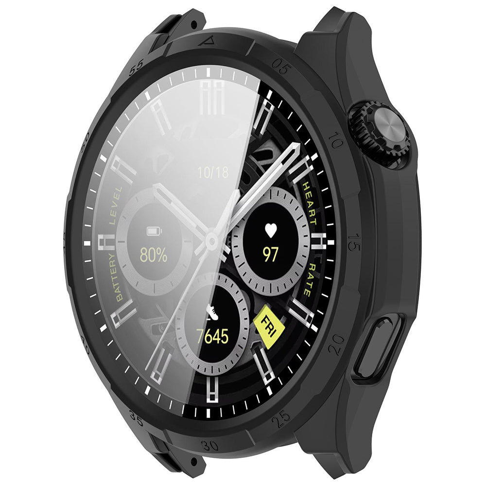 Husa smartwatch Techsuit Defense360 Pro compatibil cu Honor Watch 6, Negru
