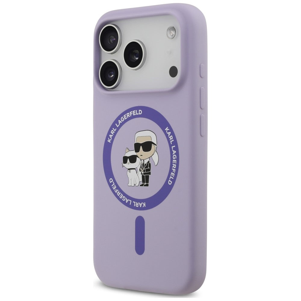 Husa de protectie Karl Lagerfeld compatibil cu iPhone 18 Pro / iPhone 17 Pro, Mov