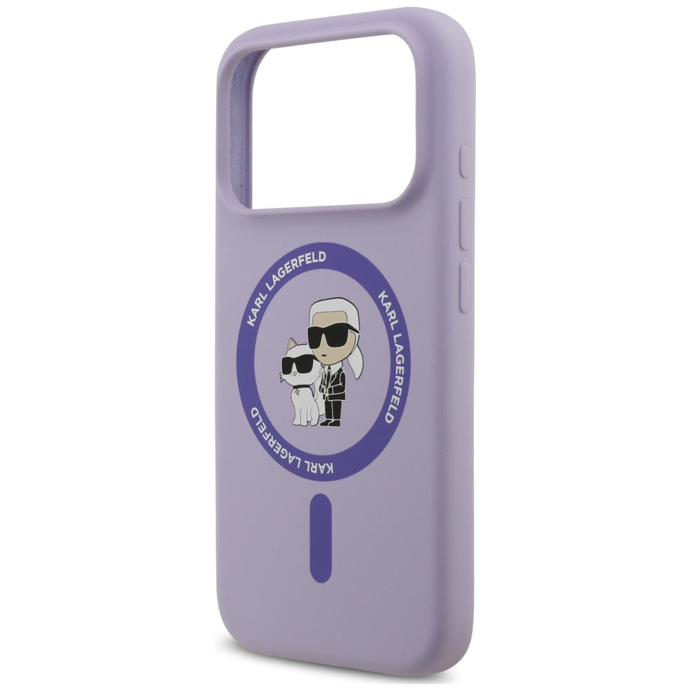 Husa de protectie Karl Lagerfeld compatibil cu iPhone 18 Pro / iPhone 17 Pro, Mov