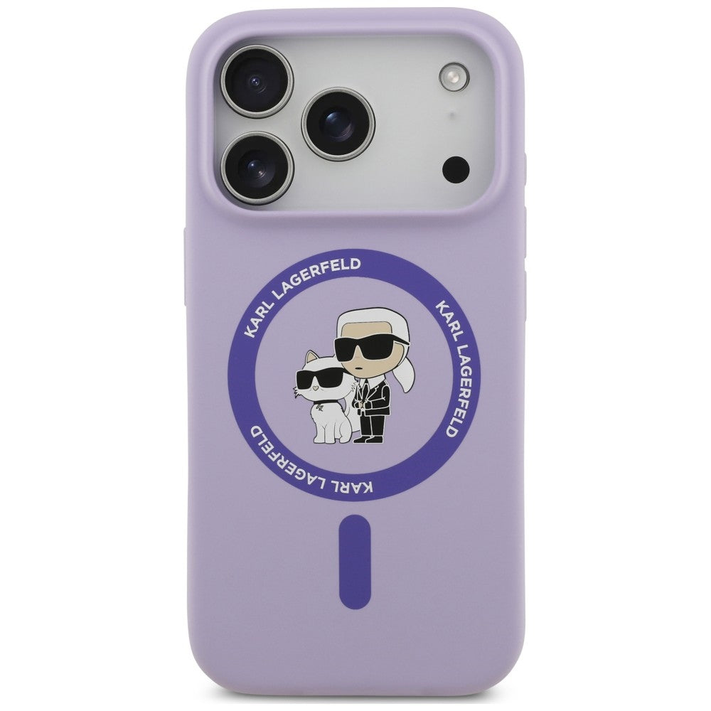 Husa de protectie Karl Lagerfeld compatibil cu iPhone 18 Pro / iPhone 17 Pro, Mov