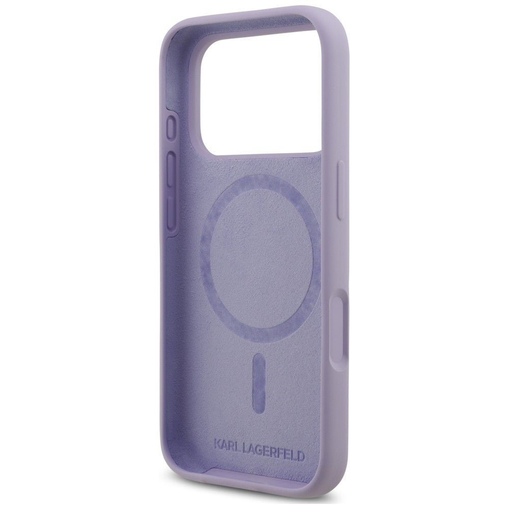 Husa de protectie Karl Lagerfeld compatibil cu iPhone 18 Pro Max / iPhone 17 Pro Max, Mov