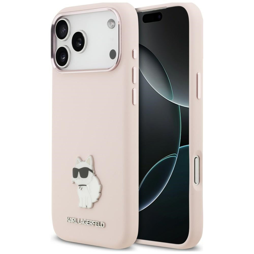 Husa de protectie Karl Lagerfeld compatibil cu iPhone 18 Pro Max / iPhone 17 Pro Max, Roz