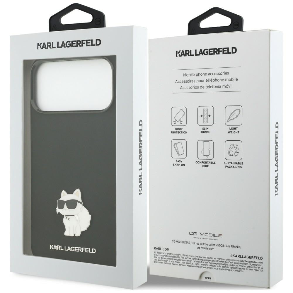 Husa de protectie Karl Lagerfeld compatibil cu iPhone 17 Pro Max / iPhone 18 Pro Max, Negru