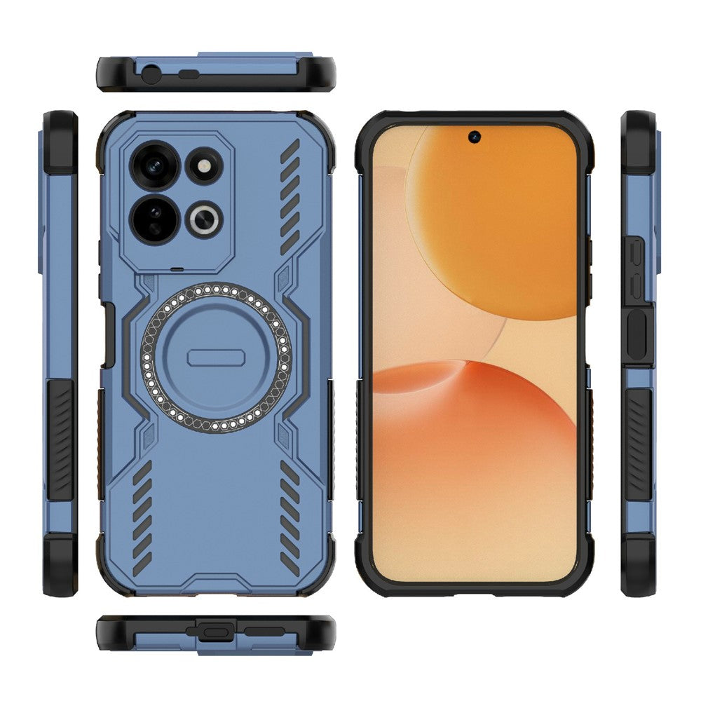Husa de protectie Techsuit ArmorMag compatibil cu Xiaomi Redmi 17 4G / Redmi 17 5G, Albastru