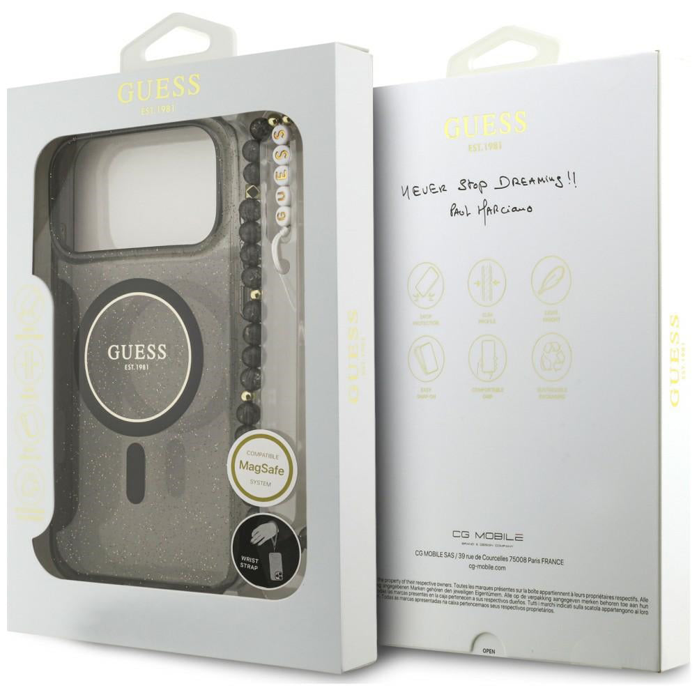 Husa de protectie Guess compatibil cu iPhone 18 Pro Max / iPhone 17 Pro Max, Negru