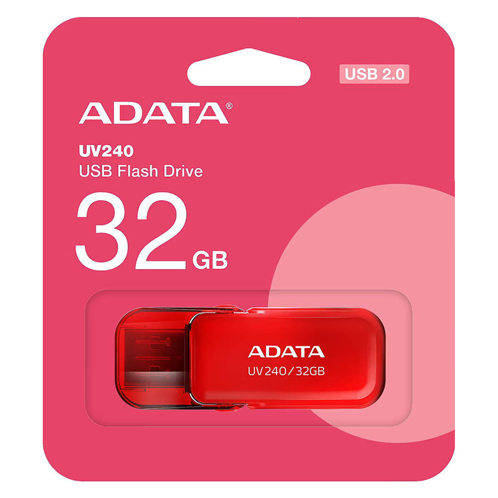 Stick Memorie Adata AUV240-32G-RRD, USB 2.0, 32GB, Roșu