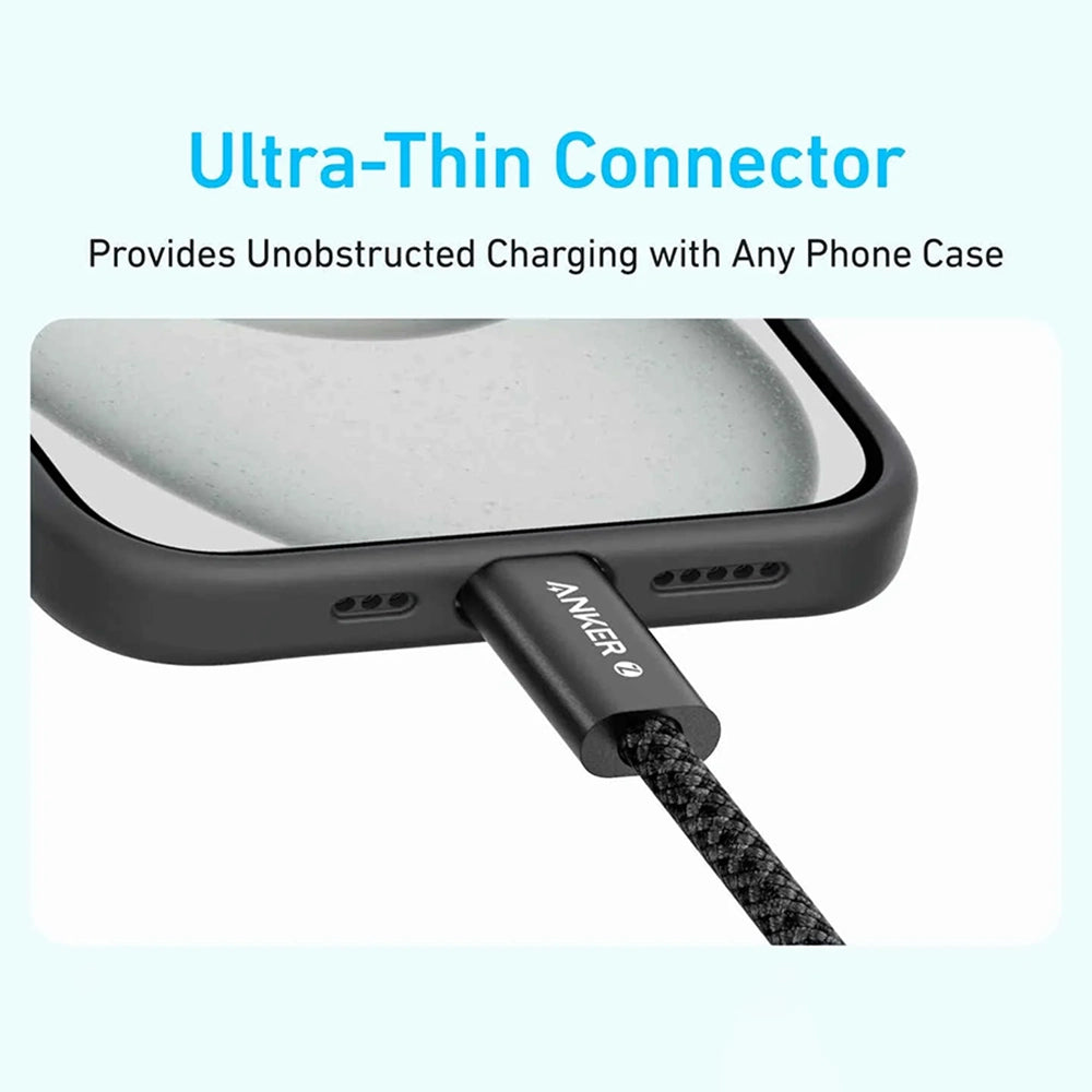 Anker Zolo kábel (A8060H12), USB-C, 240 W, 1,8 m, fekete