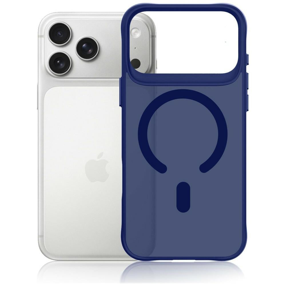 Husa de protectie 3mk Smoke MagCase compatibil cu iPhone 17 Pro / iPhone 18 Pro, Albastru