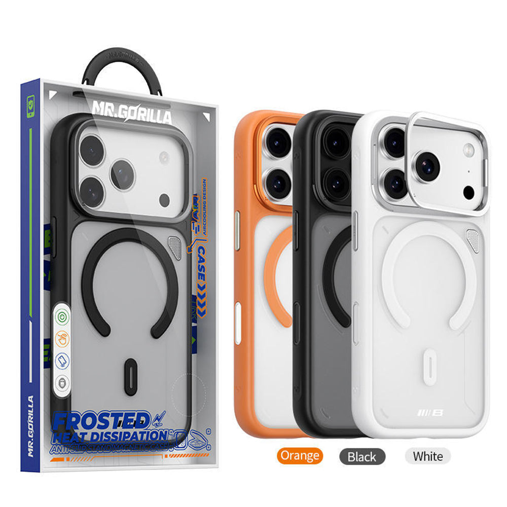 Husa de protectie Blueo compatibil cu iPhone 17 Pro / iPhone 18 Pro, Portocaliu