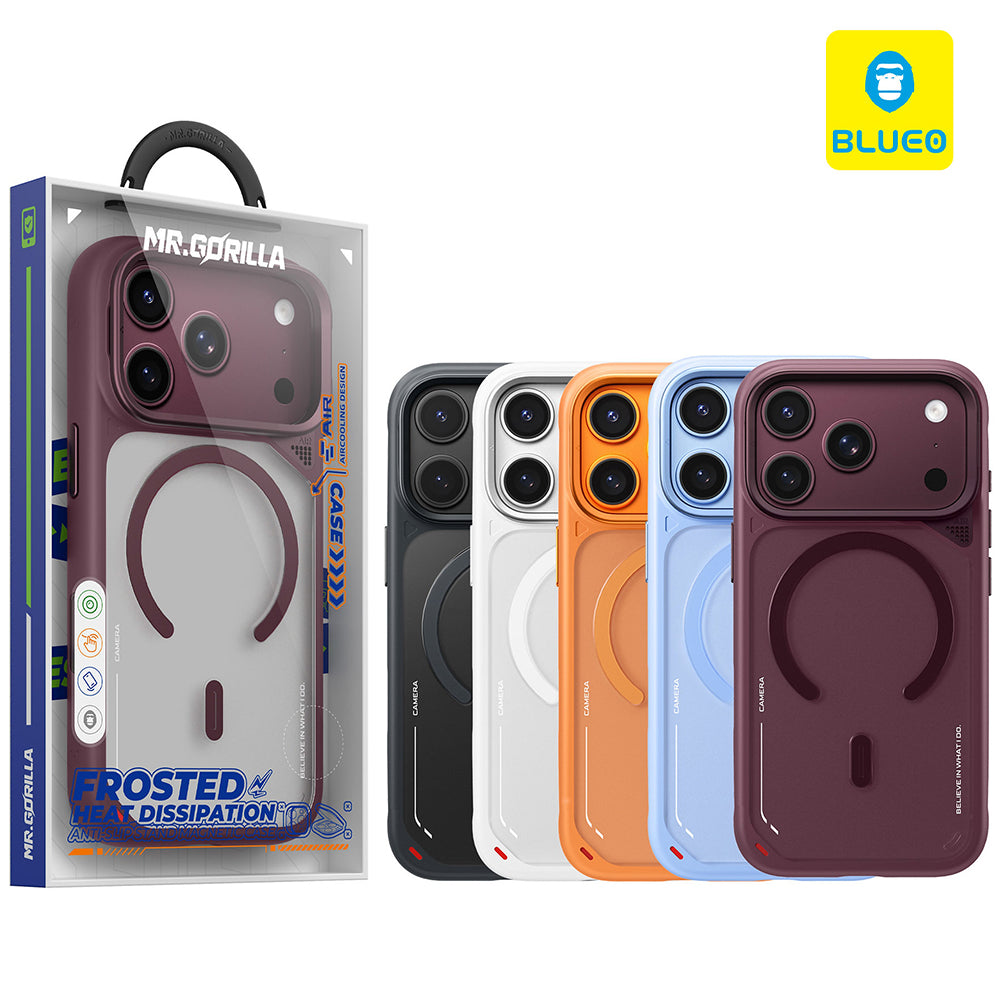 Husa de protectie Blueo compatibil cu iPhone 17 Pro / iPhone 18 Pro, Alb