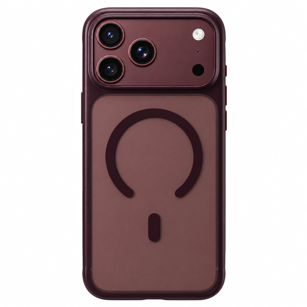 Husa de protectie Blueo Skin Friendly compatibil cu iPhone 17 Pro / iPhone 18 Pro, Bordo