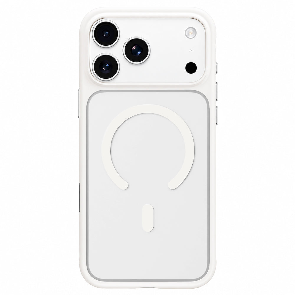 Husa de protectie Blueo compatibil cu iPhone 17 Pro Max / iPhone 18 Pro Max, Alb