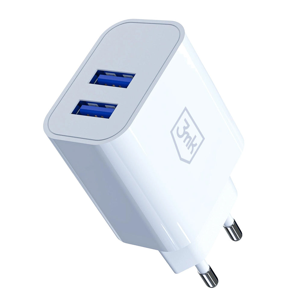3mk FlowPower hálózati töltő, 2x USB, 10 W