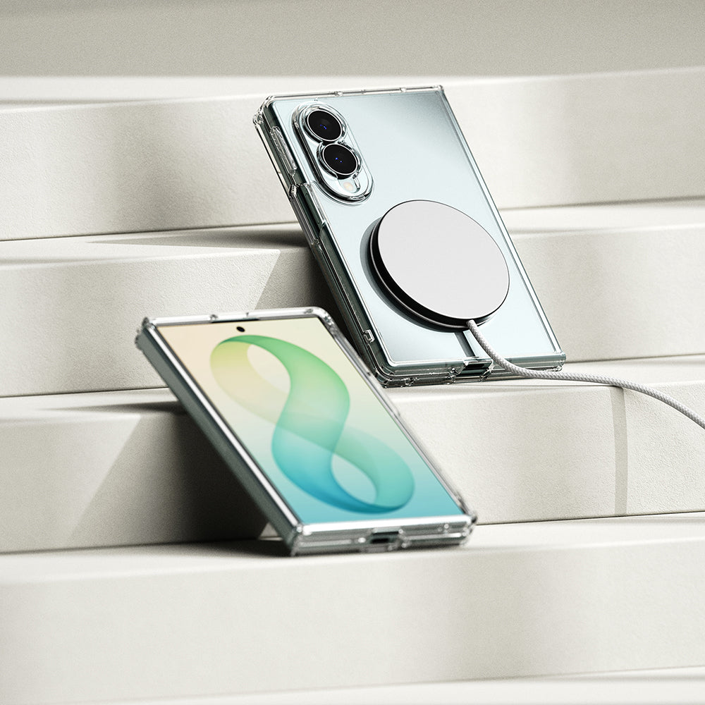 Husa de protectie Ringke Fusion compatibil cu Samsung Galaxy Z Fold8, Transparent