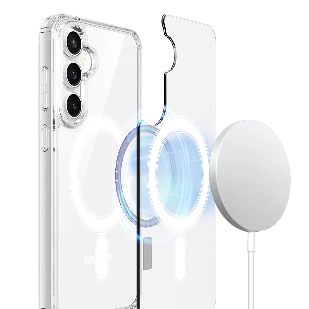 Husa de protectie Techsuit MagSafe Pro compatibil cu Samsung Galaxy S26 FE, Transparent