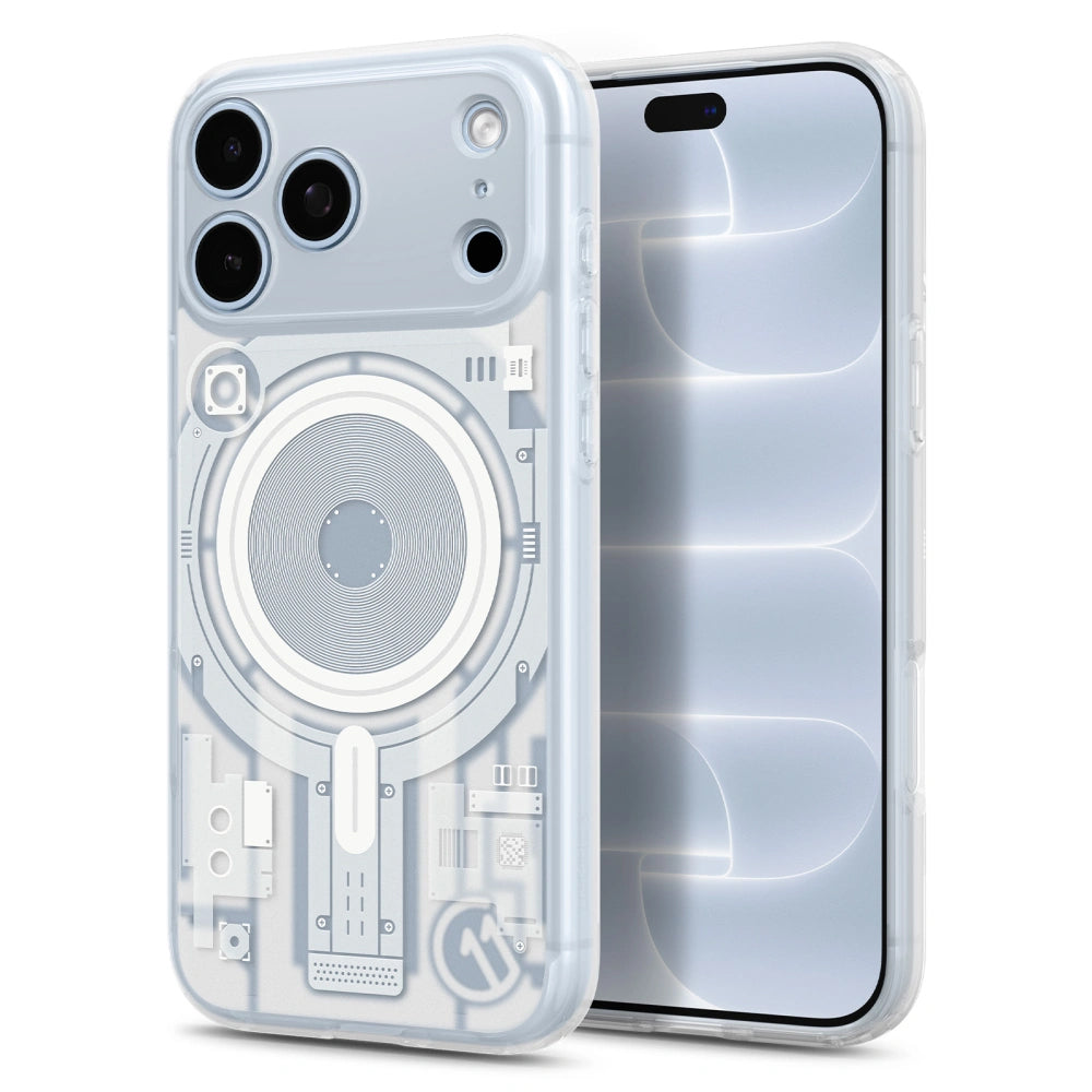 Husa de protectie Spigen C11 Ultra Hybrid compatibil cu iPhone 17 Pro / iPhone 18 Pro, Alb