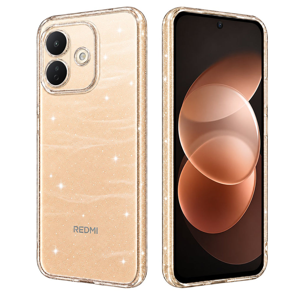 Husa de protectie Techsuit SparkleSkin compatibil cu Xiaomi Redmi Note 17 Pro 5G, Transparent