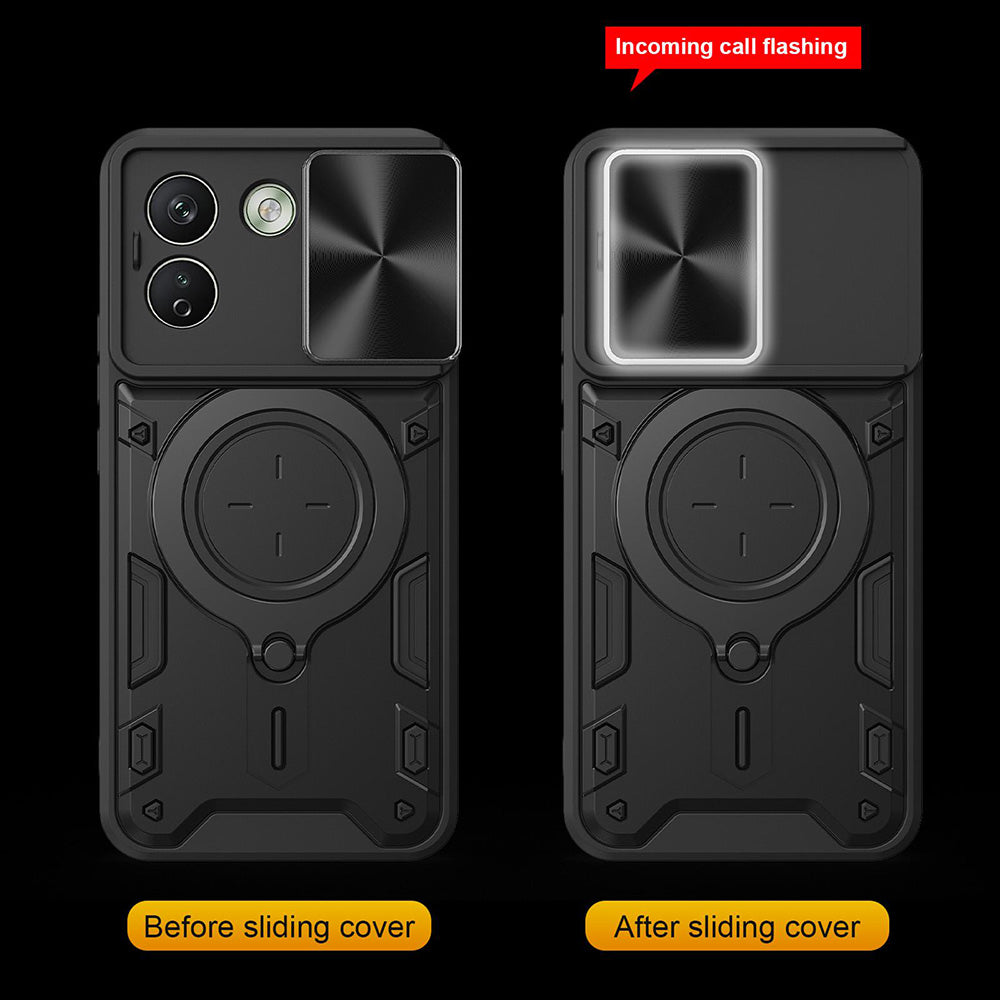Husa de protectie Techsuit CamGuard Pro compatibil cu Xiaomi Redmi Note 17 Pro Max, Roz Auriu