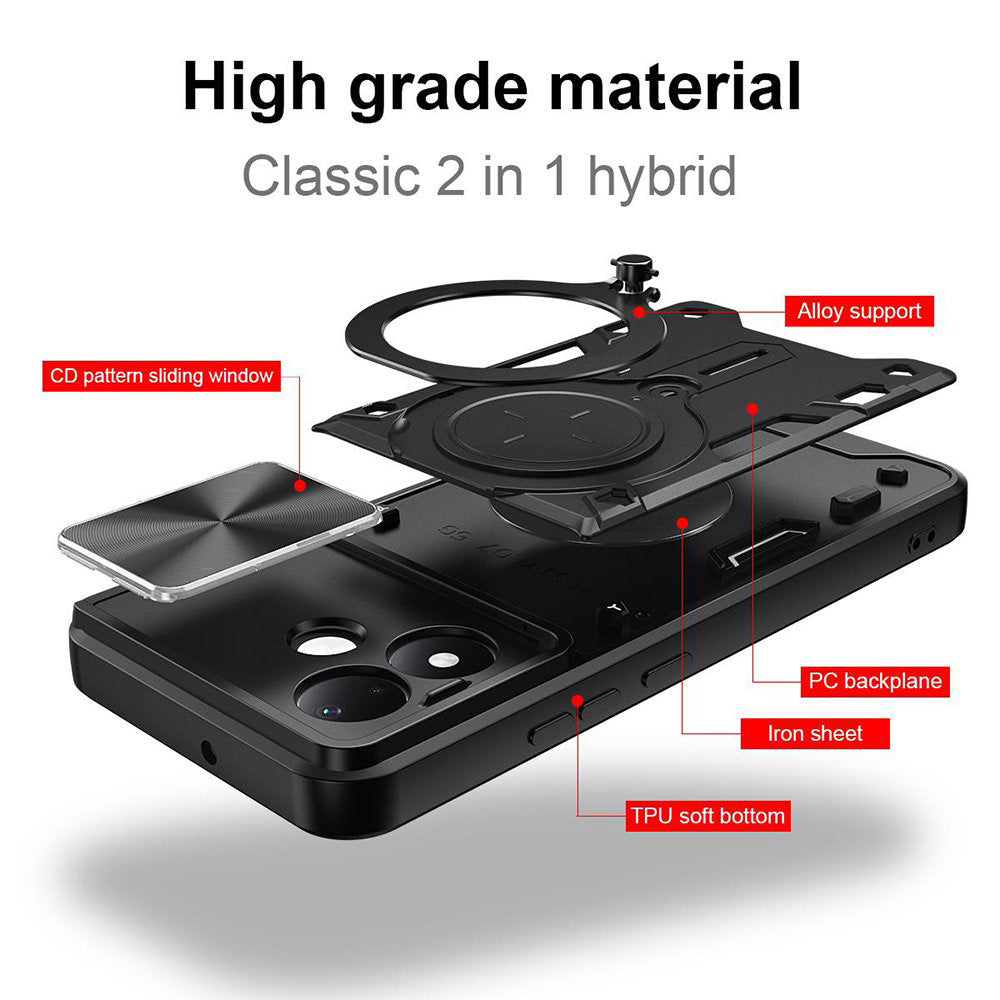 Husa de protectie Techsuit CamGuard Pro compatibil cu Xiaomi Redmi Note 17 4G / Redmi Note 17 5G, Mov