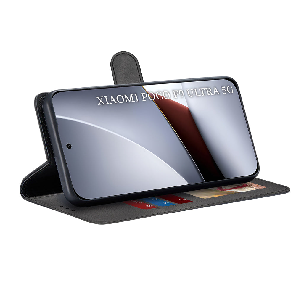 Husa de protectie Techsuit Diary Book compatibil cu Xiaomi Poco F9 Ultra, Negru