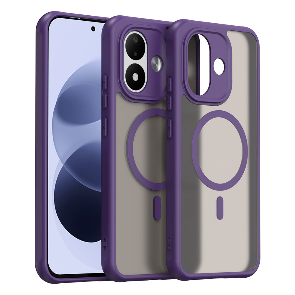 Husa de protectie Techsuit HaloFrost II cu inel magnetic compatibil cu Xiaomi Redmi Note 17 4G / Redmi Note 17 5G, Mov