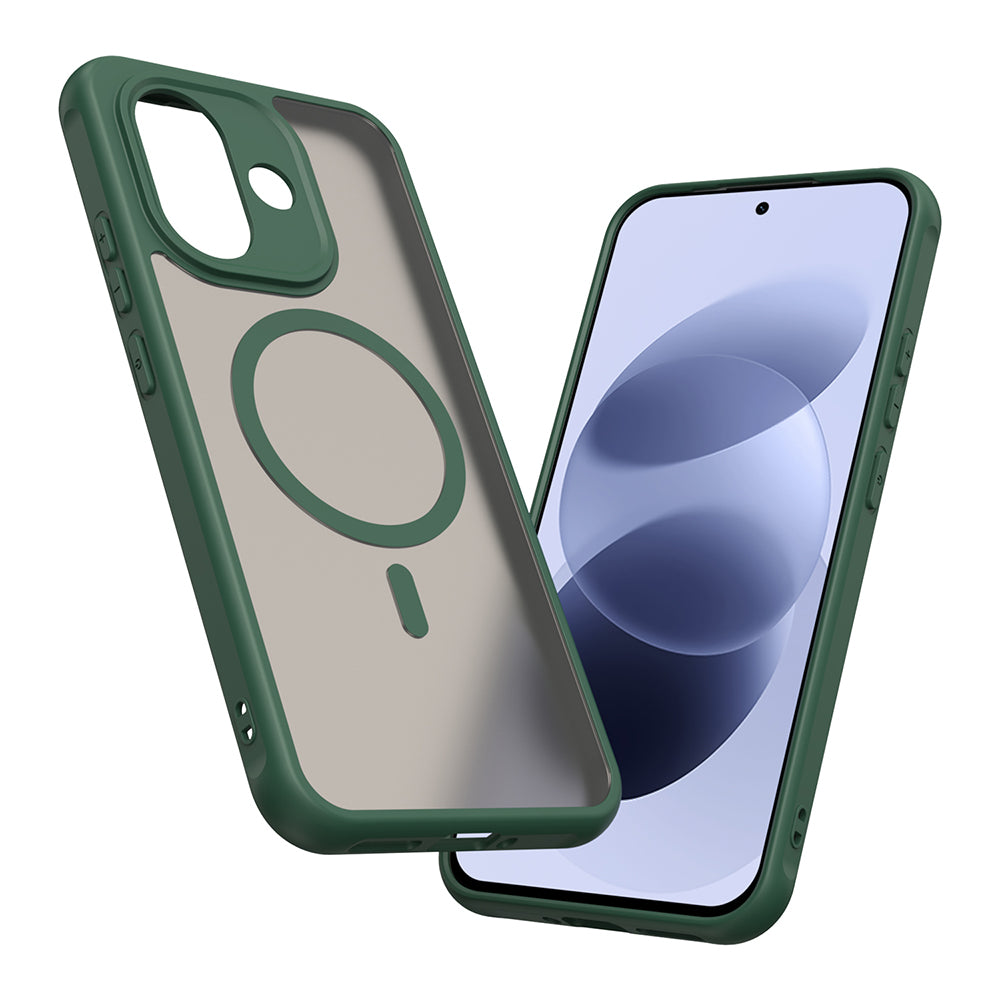 Husa de protectie Techsuit HaloFrost II cu inel magnetic compatibil cu Xiaomi Redmi Note 17 4G / Redmi Note 17 5G, Verde