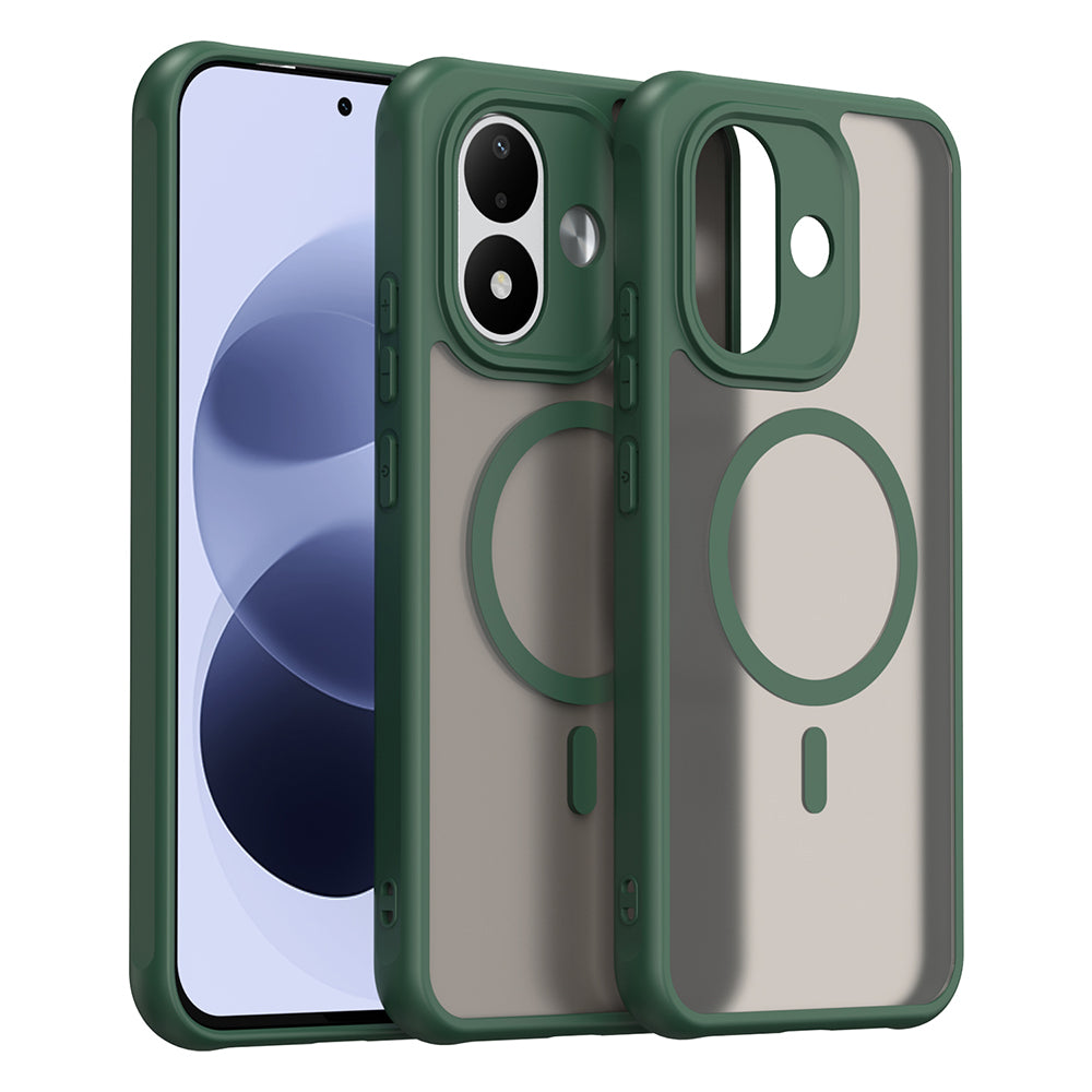 Husa de protectie Techsuit HaloFrost II cu inel magnetic compatibil cu Xiaomi Redmi Note 17 Pro 5G, Verde