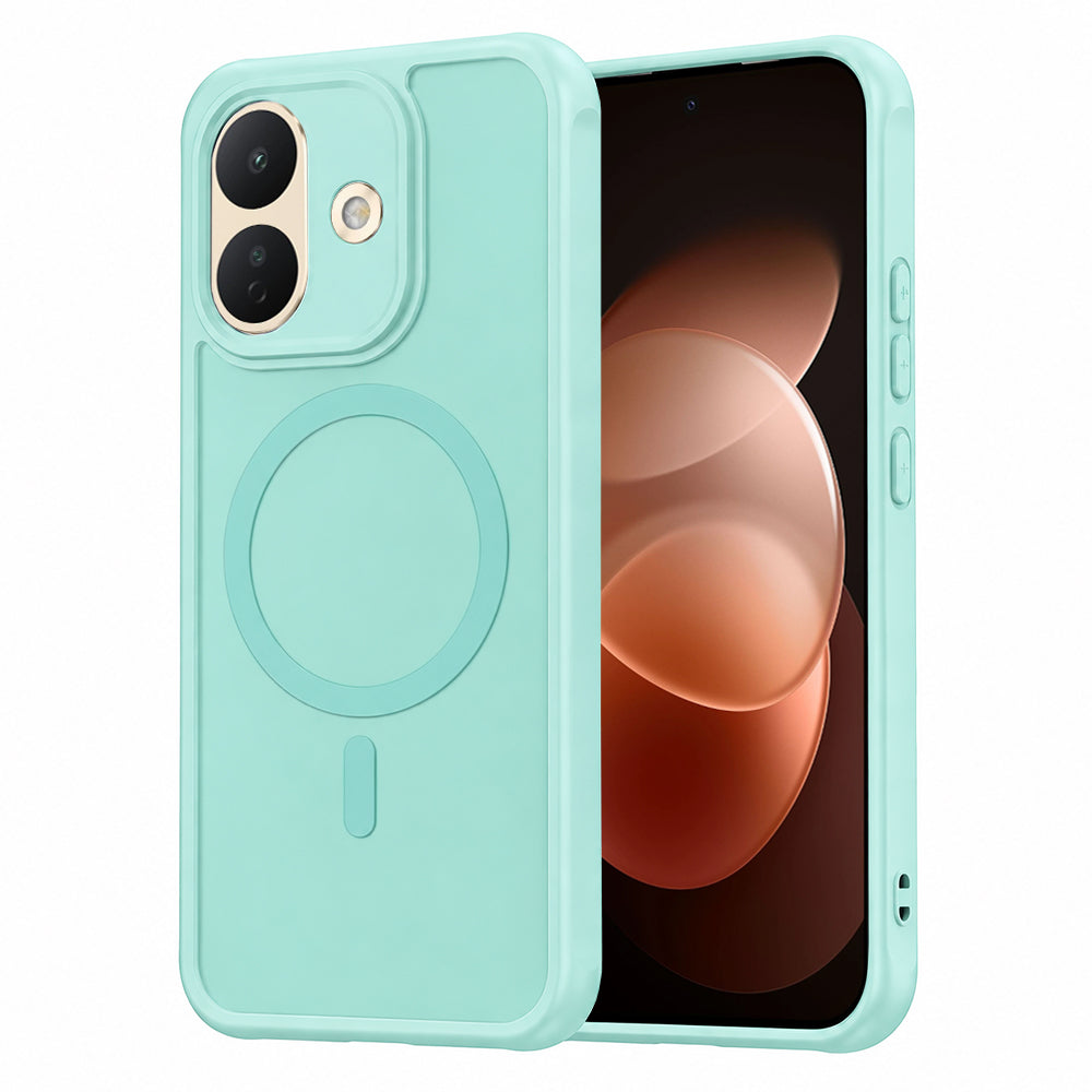 Husa de protectie Techsuit HaloFrost II cu inel magnetic compatibil cu Xiaomi Redmi Note 17 Pro 5G, Verde Menta