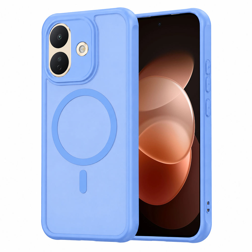 Husa de protectie Techsuit HaloFrost II cu inel magnetic compatibil cu Xiaomi Redmi Note 17 Pro 5G, Albastru