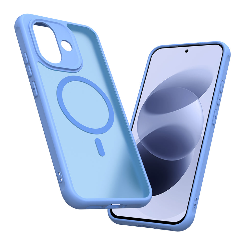 Husa de protectie Techsuit HaloFrost II cu inel magnetic compatibil cu Xiaomi Redmi Note 17 4G / Redmi Note 17 5G, Albastru