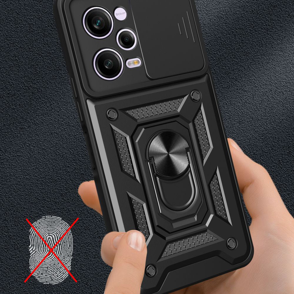 Husa de protectie Techsuit CamShield Series compatibil cu Xiaomi Redmi Note 12 Pro 5G / Poco X5 Pro, Negru