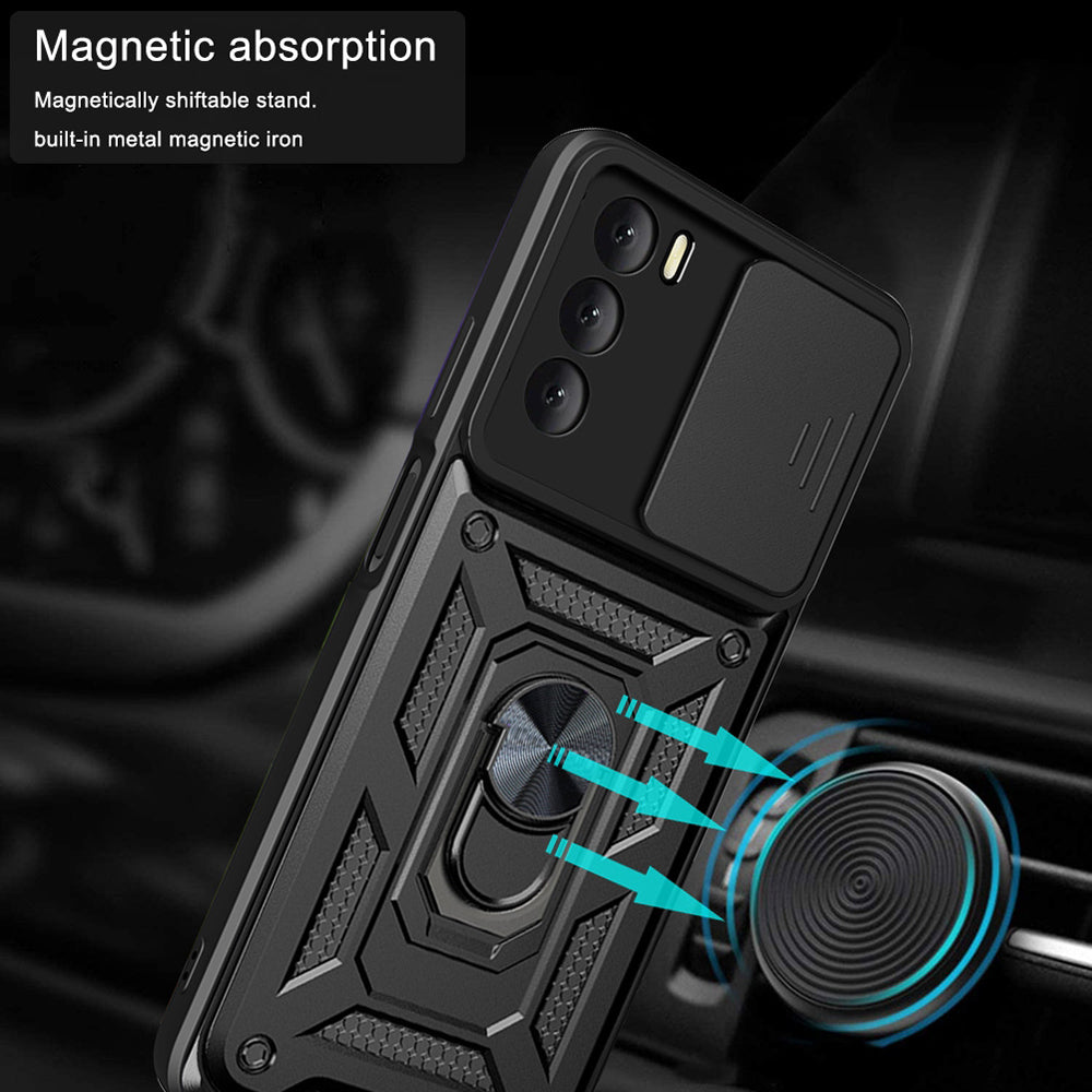Husa de protectie Techsuit CamShield Series compatibil cu Oppo A16 / A16s / A54s, Negru