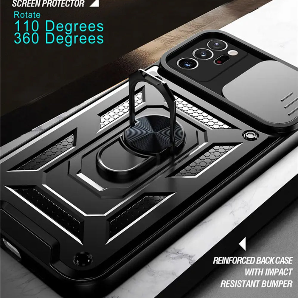 Husa de protectie Techsuit CamShield Series compatibil cu Samsung Galaxy Note 20 Ultra / Note 20 Ultra 5G, Negru