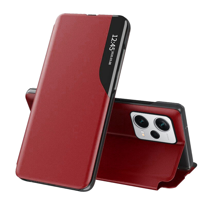 Husa de protectie Techsuit eFold Series compatibil cu Xiaomi Redmi Note 12 Pro 5G / Poco X5 Pro, Rosu