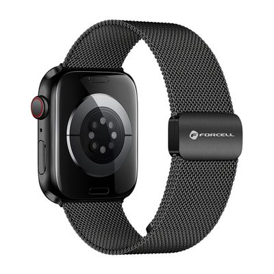 Forcell rozsdamentes acél szíj, Apple Watch 42 / 44 / 45 / 49 mm