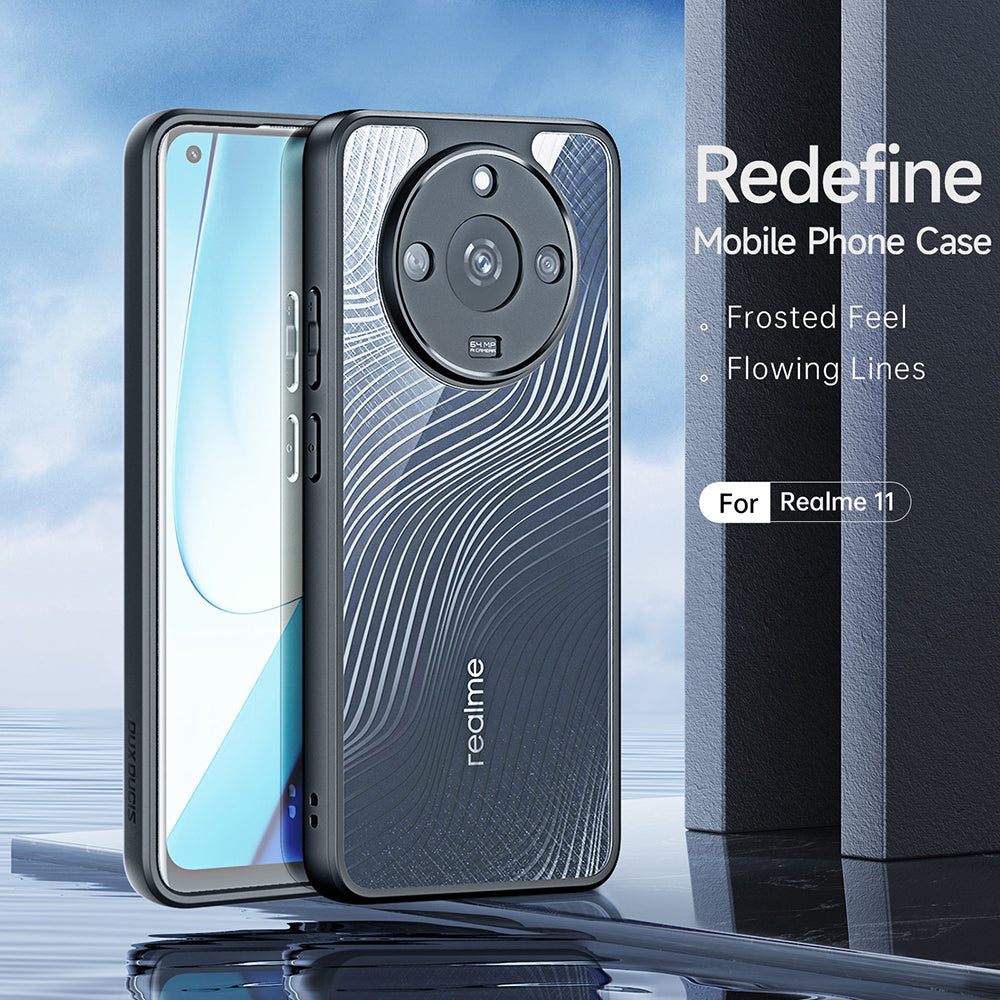 Husa de protectie Dux Ducis Aimo Series compatibil cu Realme 11, Negru
