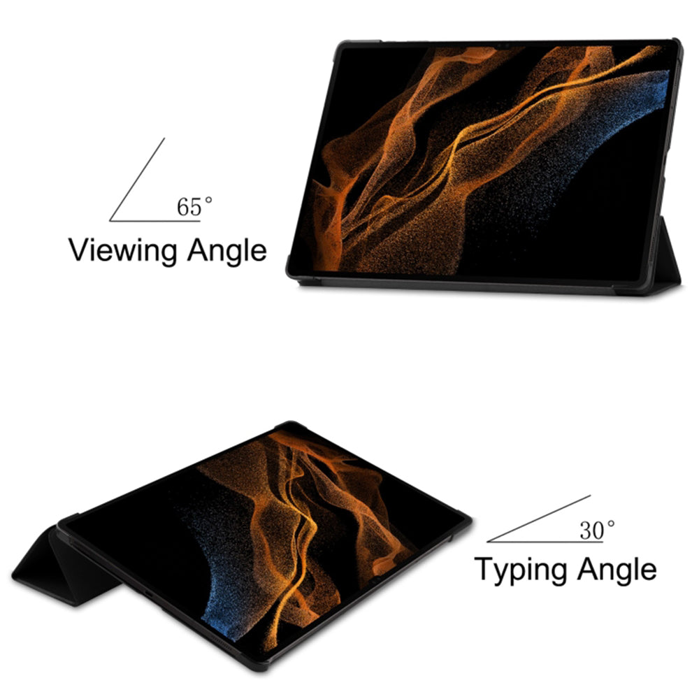 Husa de protectie tableta Techsuit FoldPro compatibil cu Samsung Galaxy Tab S8 Ultra, Negru