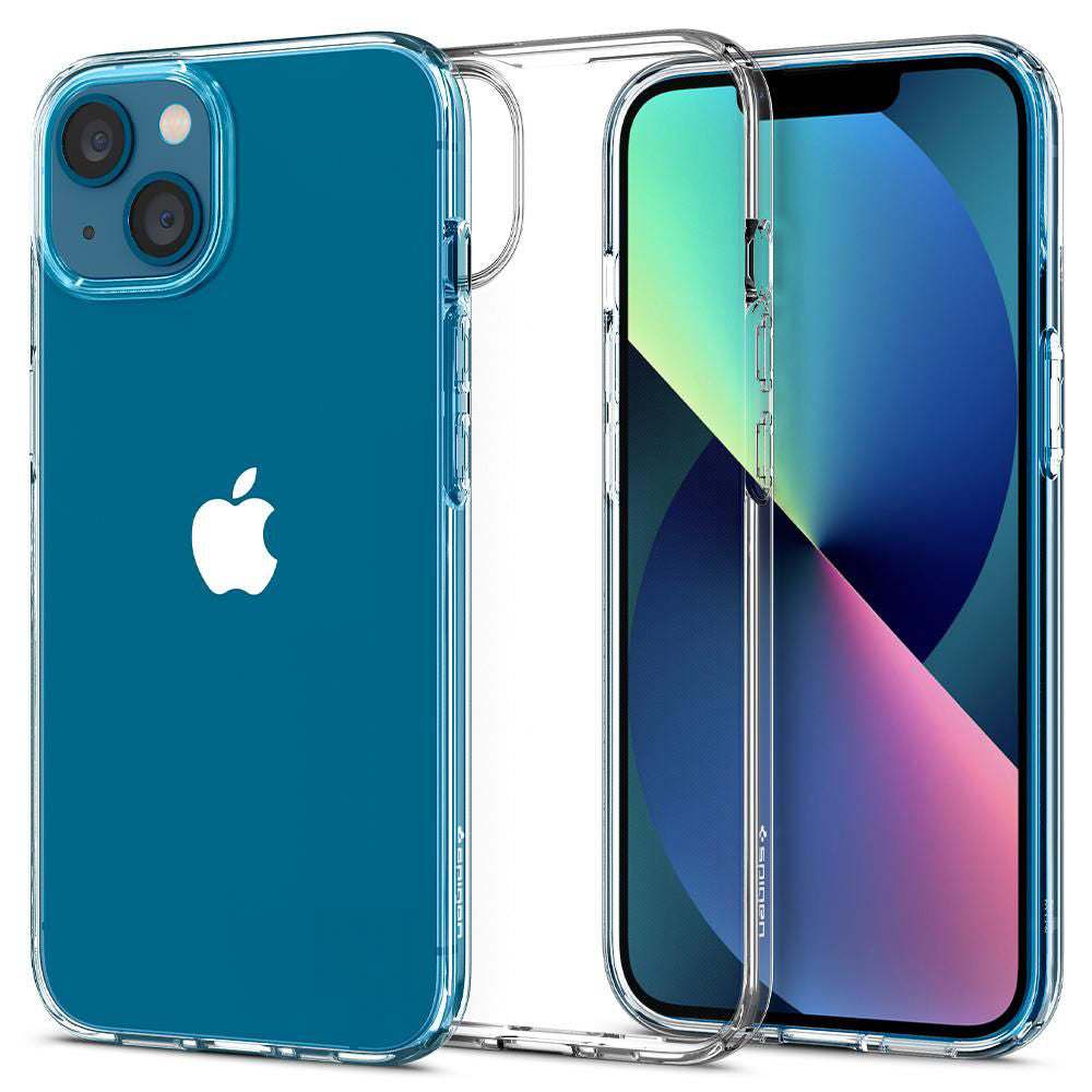 Husa pentru iPhone 13 - Spigen Liquid Crystal (ACS03515) - Clear