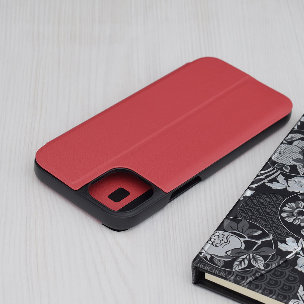 Husa de protectie Techsuit eFold Series compatibil cu iPhone 15 Plus, Rosu