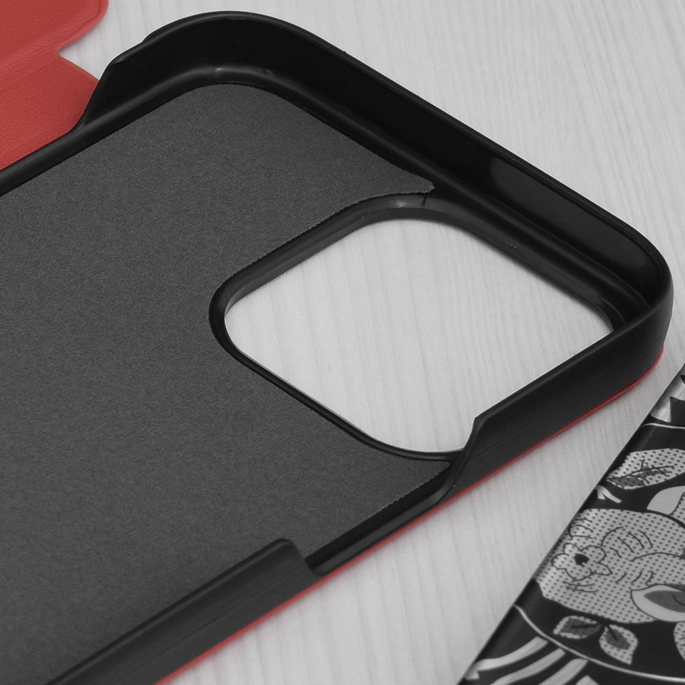 Husa de protectie Techsuit eFold Series compatibil cu iPhone 15 Pro Max, Rosu