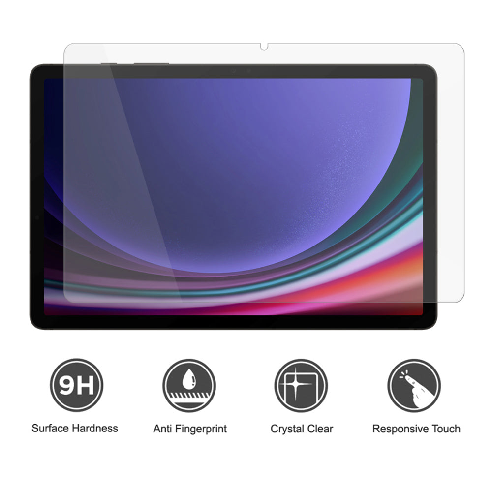 Husa de protectie tableta Lito 2.5D Classic Glass compatibil cu Samsung Galaxy Tab S9 Plus / S9 FE Plus / S10 Plus, Transparent